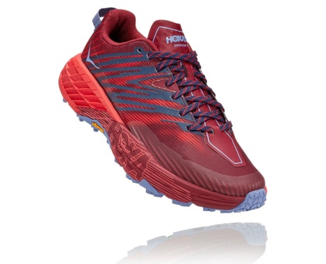 Trailove Tenisky Hoka One One Speedgoat 4 Damske Tmavo Hnede / Červené (12EZVMTHD)